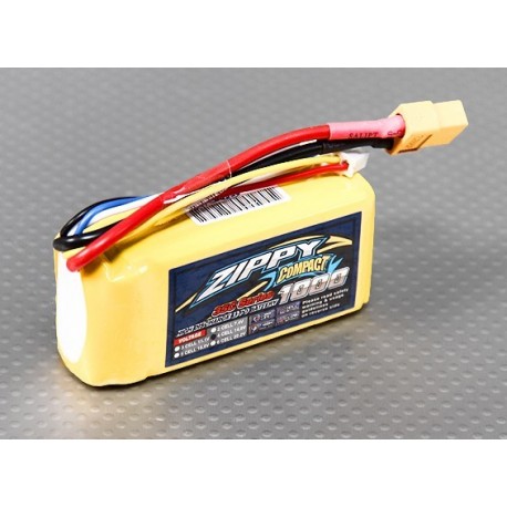 ZIPPY Compact 1000mAh 4S 35C Lipo Pack