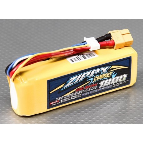 ZIPPY Compact 1800mAh 4S 25C Lipo Pack