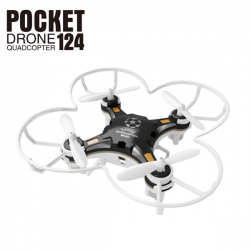 FQ777-124 Pocket Drone 4CH 6Axis Gyro Quadcopter With Switchable Controller RTF