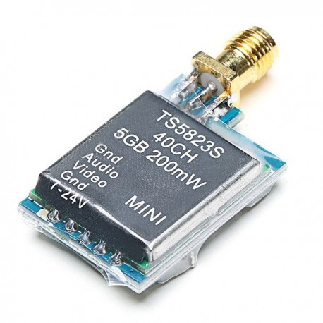 5.8G 200mW 32CH Channel FPV Mini Wireless AV Transmitter