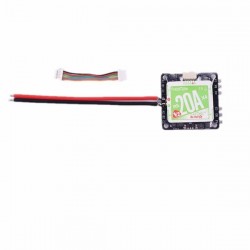 Racerstar RS20Ax4 V2 Blheli_S 20A 2-4S 4 in 1 ESC with 5V LBEC Can support 16.5 DShot600 for FPV Racer