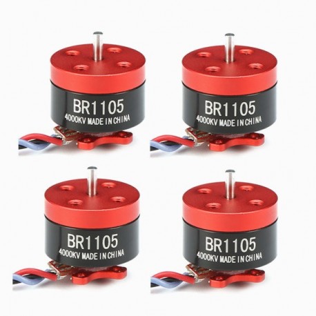 4X Racerstar Racing Edition BR1105 4000KV 1-2S Brushless Motor For 120 130 150 Frame Kit