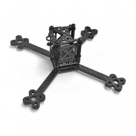 Realacc RFX160 4mm Carbon Fiber FPV Racing Frame w/ 5V & 12V PDB Supports 4-5 Inch Prop