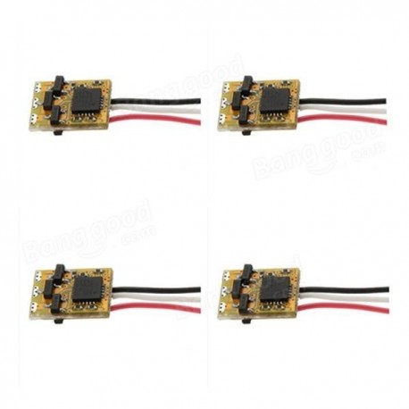 4 PCS Racerstar A1S 3A Blheli 1S Super Mini Brushless ESC 12*8.5*4mm