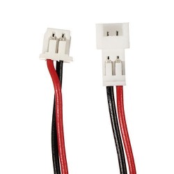 Micro JST 1.25 2-Pin Male and Female Connector plug with Wires Cables