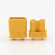 Amass XT30UPB XT30 UPB 2mm Plug Male Female Bullet Connectors Plugs For PCB