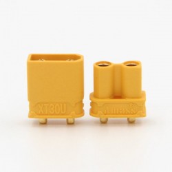 Amass XT30UPB XT30 UPB 2mm Plug Male Female Bullet Connectors Plugs For PCB