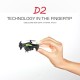 JJRC DHD D2 2.4G 4CH 6-Axis Gyro One-key Return Headless mode 3D-flip 2MP Camera RC Quadcopter