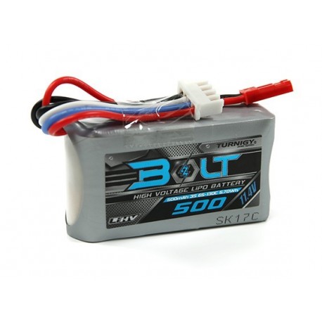 Turnigy Bolt 500mAh 3S 11.4V 65~130C High Voltage Lipoly Pack (LiHV)