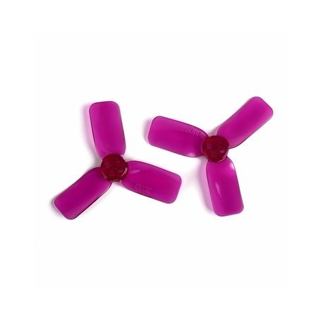 1 Pair DYS 2030 1.5mm Hole 2 Inch 3 Blade Propeller Triblade Bullnose Prop For 1102 1104 1105 Motor