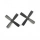 1 Pair Racerstar 2035 50mm 4 Blade ABS Propeller 1.5mm Mounting Hole For 80-110 FPV Racing Frame