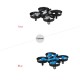 JJRC H36 2.4G Mini Drone RC Quadcopter - Blue