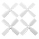 Youbi XV 130 XV1-130 3030 Prop 3 Inch 4-Blade Propeller White 4 PCS