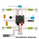 Anti-interference Parallel Capacitor Plate Capacitance Board Support 1S-6S LiPo For Mini ESC
