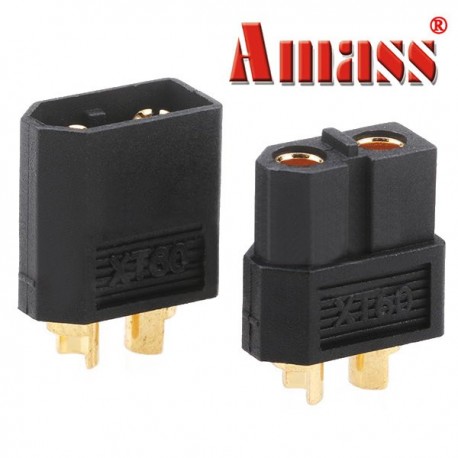 Black XT60 Male and Female