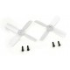 1 Pair Racerstar 2435 60mm 4 Blade Propeller 1.5mm Hole For 11xx Motors 80-110 FPV Racing Frame