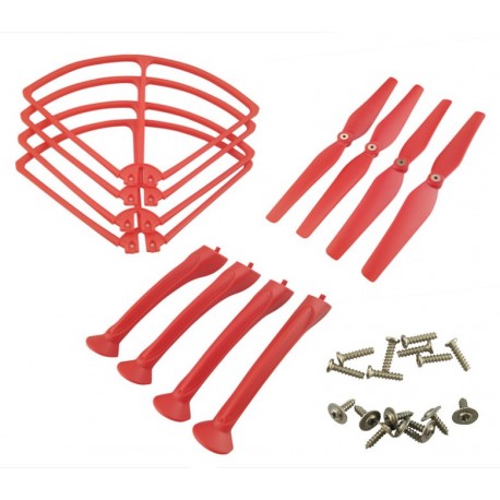 Syma X8 X8C X8W X8G Parts Set Landing Gear Blade Propeller Protect Ring for RC Quadcopter Drone parts