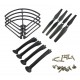 Syma X8 X8C X8W X8G Parts Set Landing Gear Blade Propeller Protect Ring for RC Quadcopter Drone parts