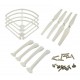 Syma X8 X8C X8W X8G Parts Set Landing Gear Blade Propeller Protect Ring for RC Quadcopter Drone parts