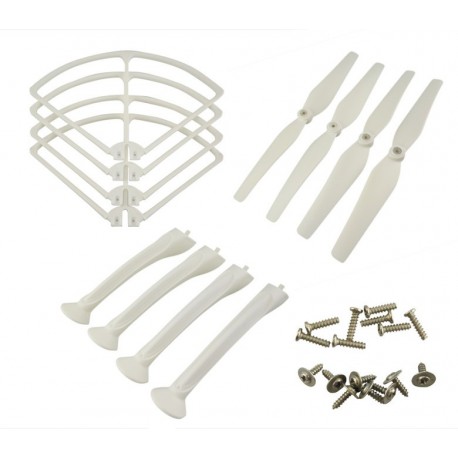 Syma X8 X8C X8W X8G Parts Set Landing Gear Blade Propeller Protect Ring for RC Quadcopter Drone parts