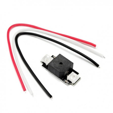 Ultra Light Colorful LED Alarm Buzzer WS2812B Programable for RC Models