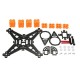 WX110 (A) 110mm X structure 1.5mm Brushless Carbon Fiber Frame Kit