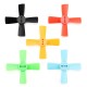 2 Pairs Racerstar 1535 38mm 4 Blade ABS Propeller 1.5mm Mounting Hole For 60-80 FPV Racing Frame