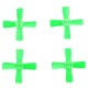 2 Pairs Racerstar 1535 38mm 4 Blade ABS Propeller 1.5mm Mounting Hole For 60-80 FPV Racing Frame
