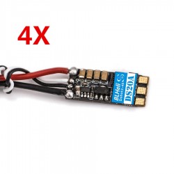 4X DYS DS20A 20amp BLHeli_S 2-4S ESC BB2 Supports Dshot600 Dshot300 Dshot150 Oneshot42