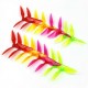 10 Pairs Kingkong 5051 Single Color 3-blade CW CCW Propeller 5.0mm Mounting Hole for FPV Racer