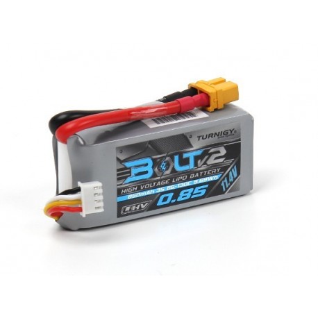Turnigy Bolt V2 850mAh 3S 65~130C High Voltage Lipo Pack