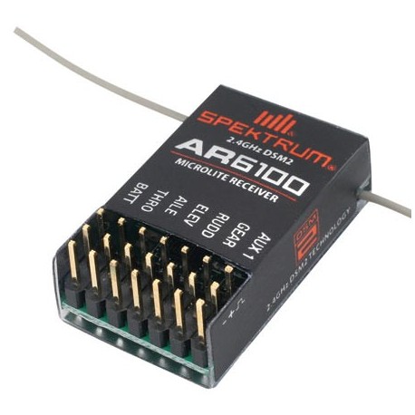 AR6100 DSM2 ML 6-Channel Receiver (Bulk)