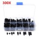 Suleve™ M3NH1 M3 Nylon Screw Black Hex Screw Nut Nylon PCB Standoff Assortment Kit 300pcs