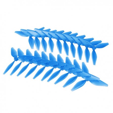 10 Pairs Racerstar FishBone V2 5041 3 Blade Racing Propeller 5.0mm Mounting Hole for Racing Frame