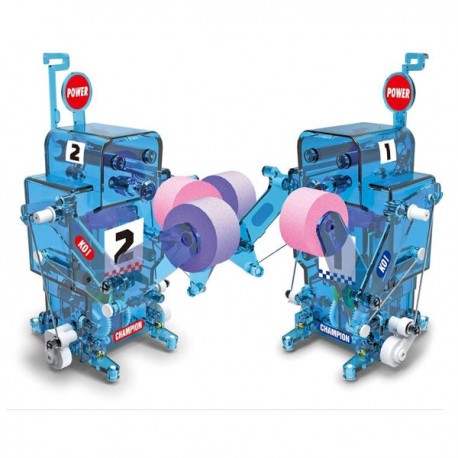 DIY004 Self-assembled Boxing Fighter Remote Control Robot For Kids Gift Toy