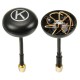 Eachine K-Loverleaves 5.8G 5dBi 6 Leaf Clover Mushroon Antenna RHCP SMA 1 Pair For FPV VTX RX