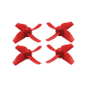 Rakonheli 31mm 4 Blade Propeller (0.8mm Shaft) (Red)