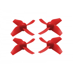 Rakonheli 31mm 4 Blade Propeller (0.8mm Shaft) (Red)