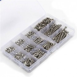 Suleve™ M3SS2 M3 Stainless Steel Allen Bolt Nut Hex Socket Cap Screw Assortment Kit 440pcs