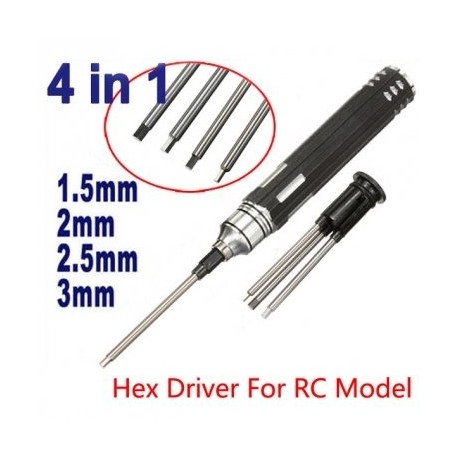 4 In 1 Hex Driver Screw Tools Set For RC Model