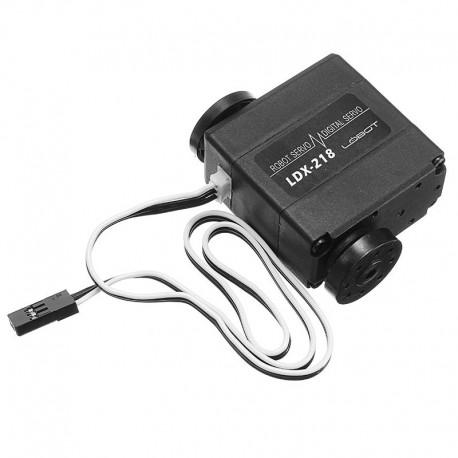 LOBOT LDX-218 17KG Large Torque Metal Gear Dual Shaft Digital Servo