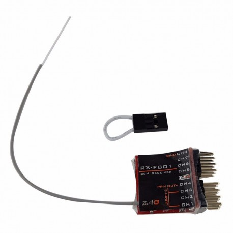 RX-F801DIY FRSKY 8CH Receiver RX PPM Output For X9D(PLUS) XJT DJT DFT DHT