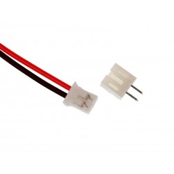 2Pcs Mini Micro JST 2.0 PH 2Pin Connector Plug With 120mm Wires Cables