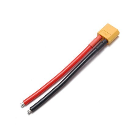 XT60 Male Plug 12AWG 10cm With Wire