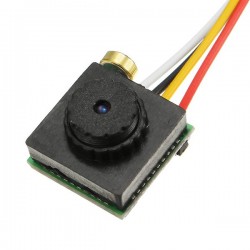 1080TVL 3.6mm 90 Degree 1/4 inch HD Color CMOS FPV AV Camera PAL