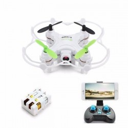 Eachine E10WD Mini Wifi FPV with Altitude Mode 2.4G 4CH 6-axis RC Quadcopter RTF