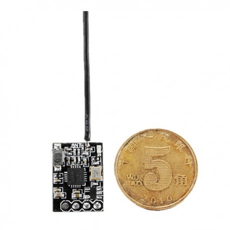 8CH Micro Compatible Receiver with SBUS PPM Output Binding Button for FRSKY Transmitter