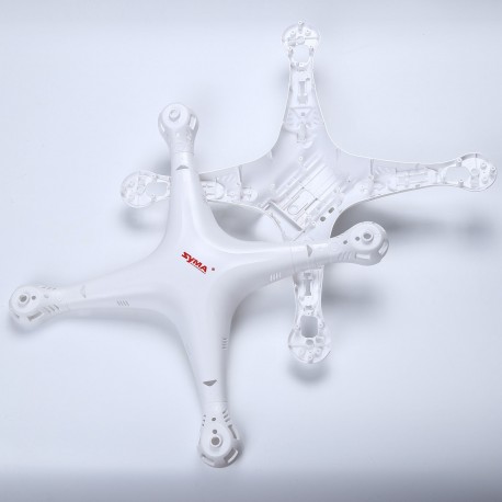 White Body Shell Case Housing Upper&Lower for Syma X8C X8W X8G Quadcopter