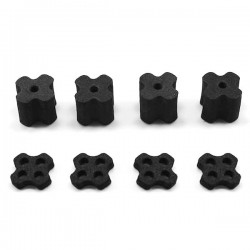 8 PCS EVA Sponge Vibaration Isolation Soft Mount for 1102-1106 Motor