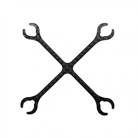 CNC 3K Pure Carbon Fiber Stiffener For Blade Inductrix Tiny Whoop 1.0mm
